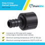 SharkBite UP526A5  1/2" Barb x 1/2" NPSM Poly Swivel Adapter for PEX -  5 per Package Image 3