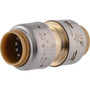 SharkBite Max UR008A 1/2" x 1/2" Push-to-Connect Brass Coupler for PEX Image 0