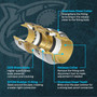 SharkBite Max UR4008A  1/2" CTS x 1/2" PVC Push-to-Connect Transition Coupler Image 4