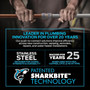 SharkBite Max UR412A  3/4" x 3/4" x 1/2" Push-to-Connect Brass Reducing Tee for PEX Image 3