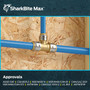 SharkBite Max UR412A  3/4" x 3/4" x 1/2" Push-to-Connect Brass Reducing Tee for PEX Image 5