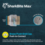 SharkBite Max UR518A  3/4" Push-to-Connect Brass End Plug for PEX Image 1