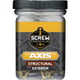 Screw Products 30122-29  AXIS #8 x 1" (T20-Drive) ZYTEC XT General Exterior Structural Wood Screws - 1-lb Jar (approx. 256) Image 1