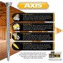 Screw Products 30127-03  AXIS #8 x 2" (T20-Drive) ZYTEC + General Interior Structural Wood Screws - 1-lb Jar (approx. 146) Image 2