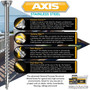 Screw Products 30132  AXIS #8 x 1-1/2" (T20-Drive) 300 Series Stainless Steel Structural Wood Screws - 1-lb Jar (approx. 178) Image 2