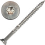 Screw Products 30134  AXIS #9 x 2-1/2" (T20-Drive) 300 Series Stainless Steel Structural Wood Screws - 5-lb Jar (approx. 435) Image 0