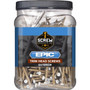 Screw Products 30141-29-WHIT  EPIC #9 x 2" (T20-Drive) ZYTEC XT General Exterior Trim Head Screws with Painted White Heads - 1-lb Jar (approx. 98) Image 1
