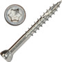 Screw Products 30145  EPIC #9 x 1-5/8" (T20-Drive) 300 Series Stainless Steel Trim Head Screws - 1-lb Jar (approx. 147) Image 0