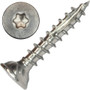 Screw Products 30239  AXIS #8 x 1" (T20-Drive) 300 Series Stainless Steel Structural Wood Screws - 5-lb Jar (approx. 1260) Image 0
