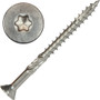 Screw Products 30319  AXIS #10 x 2-1/2" (T20-Drive) 300 Series Stainless Steel Structural Wood Screws - 1-lb Jar Image 0