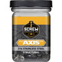 Screw Products 30323  AXIS #10 x 2-1/2" (T20-Drive) 316 Stainless Steel Structural Wood Screws - 1-lb Jar (approx. 70) Image 1