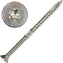 Screw Products 30331  AXIS #10 x 3" (T20-Drive) 300 Series Stainless Steel Structural Wood Screws - 5-lb Jar (approx. 302) Image 0