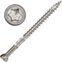 Screw Products 30424  EPIC #9 x 2-1/2" (T20-Drive) 316 Stainless Steel Trim Head Screws - 1-lb Jar (approx. 92) Image 0