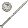 Screw Products 30430  EPIC #9 x 3" (T20-Drive) 300 Series Stainless Steel Trim Head Screws - 5-lb Jar (approx. 406) Image 0
