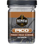 Screw Products 30150-12  PICO #8 x 2-1/2" (Tx15-Drive) ZYTEC GX General Exterior Finish Head Wood Screws - 1-lb Jar (approx. 130) Image 1
