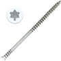 Screw Products 30151-12-WHIT  PICO #8 x 3" (Tx15-Drive) ZYTEC GX General Exterior White Painted Finish Head Wood Screws - 1-lb Jar (approx. 109) Image 0
