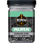 Screw Products 30158  AURA #10 x 1" (T20-Drive) 300 Series Stainless Steel Screws for Cabinetry & More - 1-lb Jar (approx. 136) Image 1