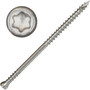 Screw Products 30230  PICO #8 x 3" (Tx15-Drive) 300 Series Stainless Steel Finish Head Wood Screws - 1-lb Jar (approx. 104) Image 0