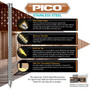 Screw Products 30230  PICO #8 x 3" (Tx15-Drive) 300 Series Stainless Steel Finish Head Wood Screws - 1-lb Jar (approx. 104) Image 2