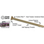 Screw Products 30405  ROCO #14 x 3-3/4" (T30-Drive) ZYTEC GX Exterior Wood to Steel Screws - 1-lb Jar (approx. 28) Image 3