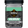 Screw Products 30499  AURA #10 x 2-1/2" (T20-Drive) 300 Series Stainless Steel Screws for Cabinetry & More - 1-lb Jar (approx. 71) Image 1