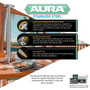 Screw Products 30499  AURA #10 x 2-1/2" (T20-Drive) 300 Series Stainless Steel Screws for Cabinetry & More - 1-lb Jar (approx. 71) Image 2