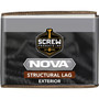 Screw Products 30621  NOVA #16 x 6" (T30-Drive) ZYTEC GX Exterior Structural Lag Screws - 50 Individually Tagged per Package Image 1