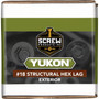 Screw Products 30734  YUKON #18 x 4" Exterior - 5/16 Hex Head Structural Lag Screws - 50 Individually Tagged per Package Image 1