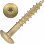 Screw Products 30869-12  AURA #8 x 1" (T20-Drive) ZYTEC GX Exterior Screws for Cabinetry & More - 1-lb Jar (approx. 215) Image 0