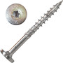Screw Products 30924  NOVA #16 x 3" (T30-Drive) 316 Stainless Steel Structural Lag Screws - 50 Individually Tagged per Package Image 0