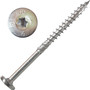 Screw Products 30929  NOVA #16 x 4" (T30-Drive) 316 Stainless Steel Structural Lag Screws - 50 Individually Tagged per Package Image 0