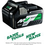 Metabo HPT 371751M  36V/18V MultiVolt Lithium Ion Slide Battery 2.5Ah/5.0Ah (BSL36A18) Image 1