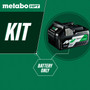 Metabo HPT 371751M  36V/18V MultiVolt Lithium Ion Slide Battery 2.5Ah/5.0Ah (BSL36A18) Image 3