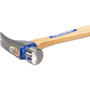 Vaughan VN11601  CF2P California Framer Hammer, 19 oz Smooth, Nail Starter Straight Hickory Handle Image 3
