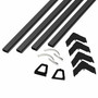 Phifer 3021677  5/16" x 48" Bronze Aluminum Screen Frame Kit  Image 0