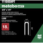 Metabo HPT 11100SHPT  5/8" x 18 Gauge 1/4" Crown Electro Galvanized Chisel Point Finish Staples - 5000 per Box Image 2
