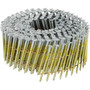 Metabo HPT 13333HPT  2" x 0.092 Full Round Head Smooth Shank Electro Galvanized 15° Wire Coil Siding Nails - 3600 per Box Image 0