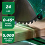 Metabo HPT C10FCG2  10" Single Bevel Compound Miter Saw with 15 Amp Motor Image 1