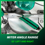 Metabo HPT C10FCG2  10" Single Bevel Compound Miter Saw with 15 Amp Motor Image 7