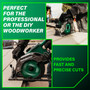 Metabo HPT C3607DWA  36V MultiVolt 7-1/4 Inch Rear Handle Circular Saw Image 2