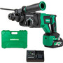 Metabo HPT DH3628DD  36V MultiVolt Brushless 1-1/8" SDS Plus D-Handle Rotary Hammer Image 6