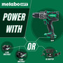 Metabo HPT DV36DA  36V MultiVolt Brushless 1/2 Inch Hammer Drill Kit with (2) 4.0Ah Multi-Volt Batteries Image 3