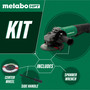 Metabo HPT G12SE3  4.5 Inch 10.5 Amp Paddle Switch Disc Grinder Image 1