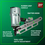 Metabo HPT NR83A5Y  21 Degree 3-1/4" Plastic Collated Framing Nailer with Depth Adjustment and Aluminum Magazine Image 3