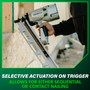 Metabo HPT NR83A5Y  21 Degree 3-1/4" Plastic Collated Framing Nailer with Depth Adjustment and Aluminum Magazine Image 7