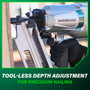 Metabo HPT NR83A5Y  21 Degree 3-1/4" Plastic Collated Framing Nailer with Depth Adjustment and Aluminum Magazine Image 8