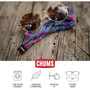 Chums RCH500S  Original Cotton Eye Glasses Retainer Standard End - Red & Gray Stripe Image 3