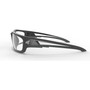 Edge Eyewear SK-XL111  Kazbek XL Safety Glasses Extra Wide Black Frames with Clear Lens Image 4