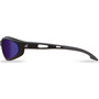 Edge Eyewear TSMAP218  Dakura Safety Glasses Black Frames with Polarized Aqua Precision Blue Lens Image 4