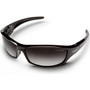 Edge Eyewear TSRG216  Reclus Safety Glasses Black Frames with Gradient Polarized Smoke Lens Image 0